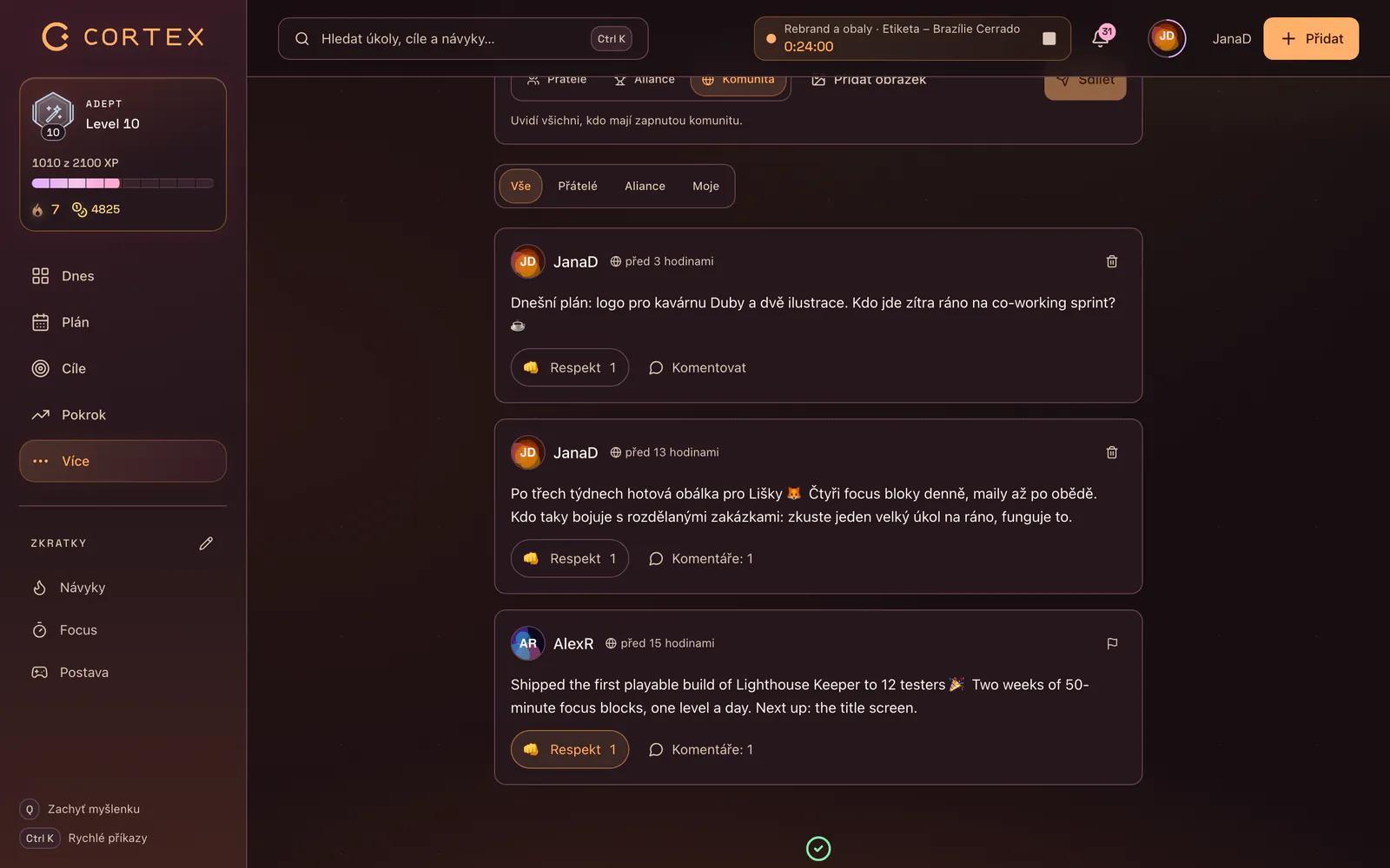 Community in CORTEX: Allianzen, Team-Challenges und eine Bestenliste unter Freunden